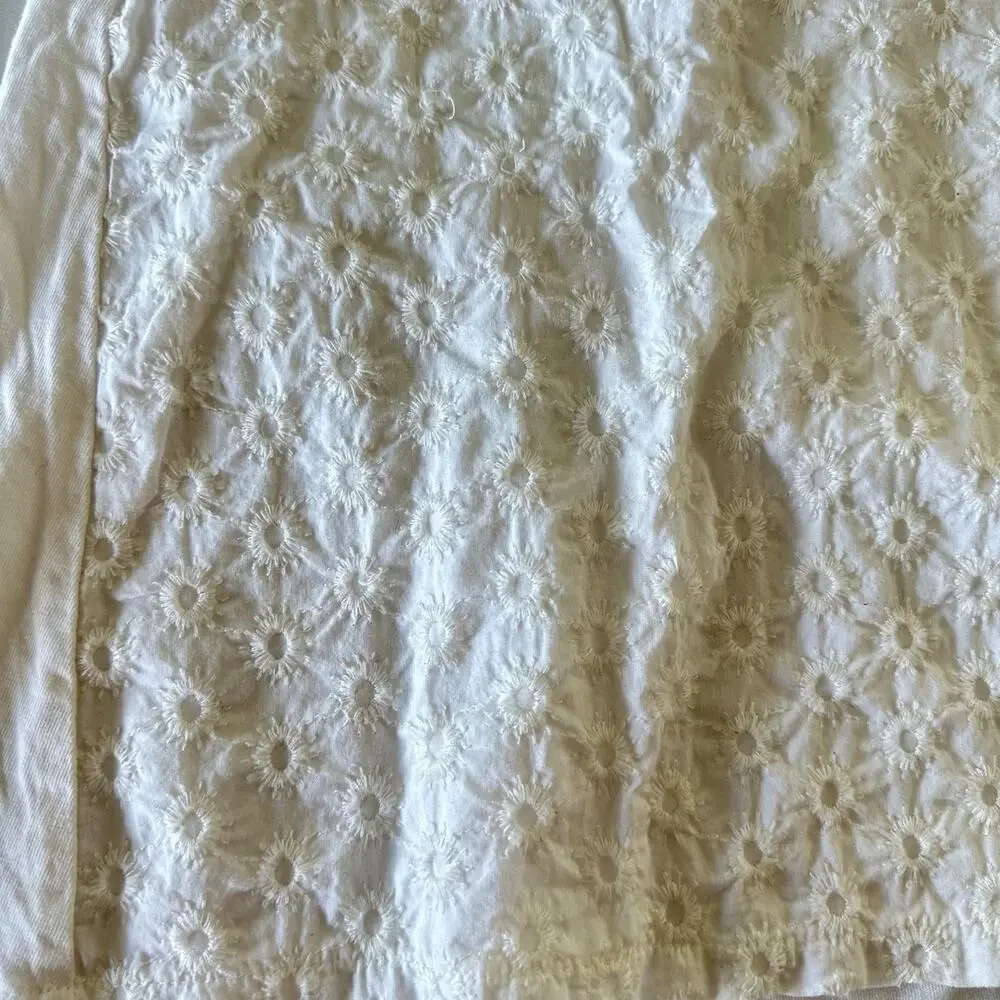Gap Kids White Eyelet Tank Top - Girls Size Medium